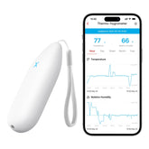 X-Sense indoor thermometer-hygrometer front view for precise climate monitoring
