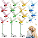 Xandova Dragonfly Clip Multicolor Collection adds vibrant garden drama and easy indoor decor.