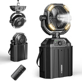 XAP portable misting fan front view for compact outdoor cooling.