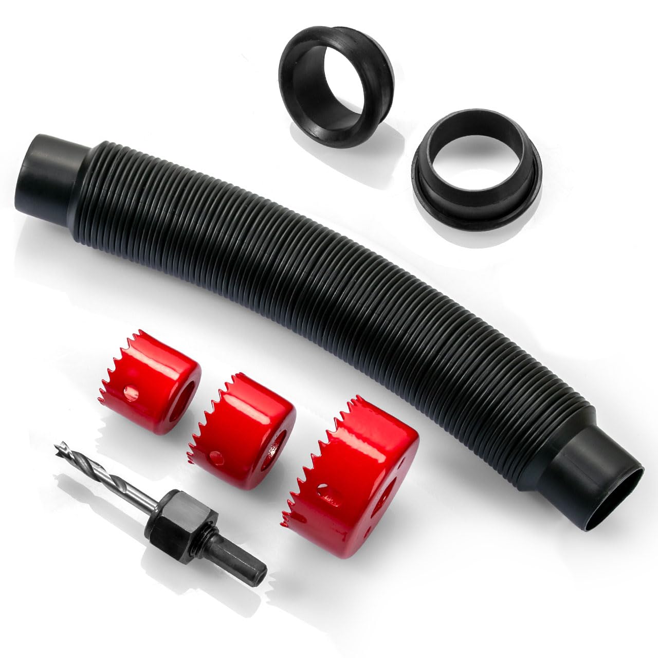 XCWT rain barrel hose connector kit connects two barrels to expand storage.