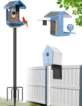XDW-GIFTS Bird House Pole 109-inch tall for elevated outdoor mounting.