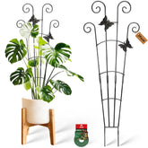Xeeol 30inch trellis pair for indoor climbing plants provides sturdy support for vines.