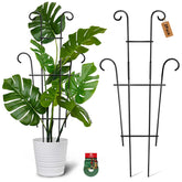 Xeeol plant trellis 2p 23in provides sturdy support for climbing plants.