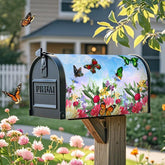 Xeerrfan mailbox cover with spring flowers boosts curb appeal outdoors