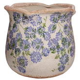 Xiaan Jiaju crackle glaze indoor pot with drainage promotes healthy indoor plants.