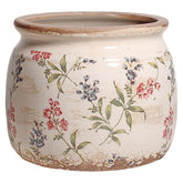 Xiaan Jiaju vintage ceramic flower pot for indoor plants adds timeless charm and versatility.
