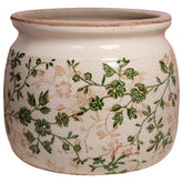 Xiaan Jiaju vintage country ceramic vase in sage beige for a charming indoor display.