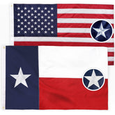 XIFAN American flag 3x5 embroidered for durable outdoor display.