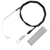 XIKOBY 105-1845 traction cable close-up, durable steel for Toro front-drive mowers.