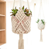 XINBOR hanging planter patterns 2-pack enhances indoor boho decor