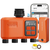 XinFuture smart WiFi sprinkler timer front view for precise garden watering