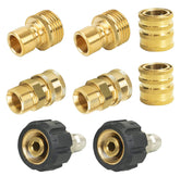Xiny Tool M22 swivel brass quick-connect close-up highlighting durable construction