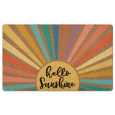 XLDLIOO Boho Sunshine Door Mat with pattern design adds style to your entry.
