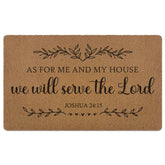 XLDLIOO Christian Easter doormat pattern highlighting welcome design and dirt-trapping capability.