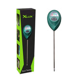 XLUX soil moisture meter dial front shows moisture levels at a glance for precise watering.