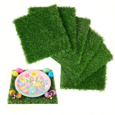 XLX TURF artificial grass mats 12x12 Easter centerpiece for durable, reusable decor.