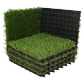 XLX TURF interlocking tiles 12x12 show seamless patio flooring with easy installation.