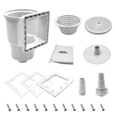 Xmnbl above-ground skimmer kit front view for easy pool maintenance.