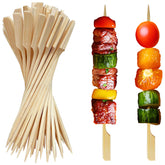 XMZY 8 Inch Bamboo Skewers pack shows 200 pieces for large gatherings.