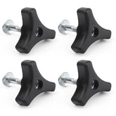 XNDCNY 4-set lawn mower handle knob bolts for quick, secure replacements.