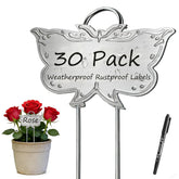 XPIEYSOL butterfly design 11inch plant label for clear garden labeling