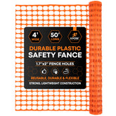 Xpose Safety orange fence roll for high-visibility boundary in outdoor spaces.