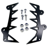 XTPTFABS dog spike set in black attached to Stihl MS462 for secure stabilization.