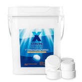 XtremepowerUS Xtremeclear 5lb chlorine tabs packaging for pool and spa sanitization