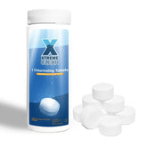 XtremepowerUS XtremeClear chlorine tabs bottle with slow-dissolving sanitizer formula.