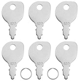 XYQMLY 6-pack universal ignition keys pack for quick mower ignition replacement.