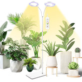 Yadoker desk grow light dual head for compact indoor gardening
