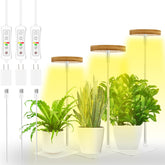 yadoker Halo full spectrum grow light illuminating indoor greens with even coverage