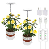 Yadoker Plant Grow Light showing full-spectrum indoor illumination for healthy growth