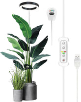 Yadoker plant grow light panel delivers full spectrum for year-round indoor growth