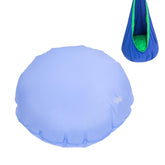 YAERSI blue inflatable cushion for kids pod swing seat, 27.5in diameter, adds comfy seating.