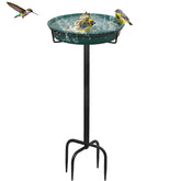 YALINKA birdbath bowl 10.5 in diameter for birds to drink and bathe
