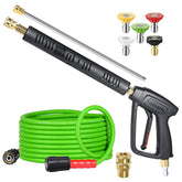 YAMATIC pressure washer gun with 360-degree swivel for easy maneuvering.