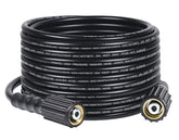 YAMATIC 25ft pressure-washer-hose delivers 3400 PSI for tough outdoor cleaning.