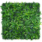 Yangrass grass wall panel closeup reveals lifelike leaves for vivid interior textures