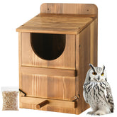 Yaoyiizy Owl House exterior nesting box for wild birds and tough weather