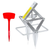 YardYield mole trap in durable steel for long-lasting lawn protection.