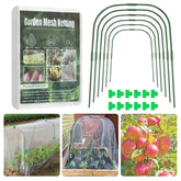 YATHO garden netting kit over a raised bed protecting crops while allowing sun and rain through