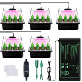 YAUNGEL seed starter tray with grow light for indoor seed germination.