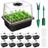 YAUNGEL seed starting trays 120 cells, durable PVC for long-lasting reuse.
