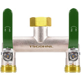 Yayamz brass nickel-plated body demonstrates durable outdoor construction.