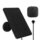 YCTechCam 4W solar panel for Blink 4th Gen camera, front view, reliable outdoor charging.