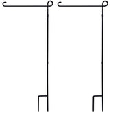 YEAHOME garden flag stand base sturdy keeps flags upright in wind