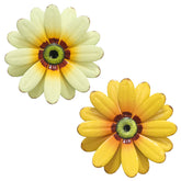 YEAHOME sunflower wall decor with bright 3D yellow petals for indoor or outdoor charm.