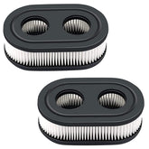 YUEARN 2-pack air filter side view shows durable cartridge for engine protection