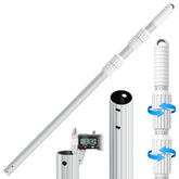 YEECHUN pool pole extended to 6.5 feet for easy reach and control